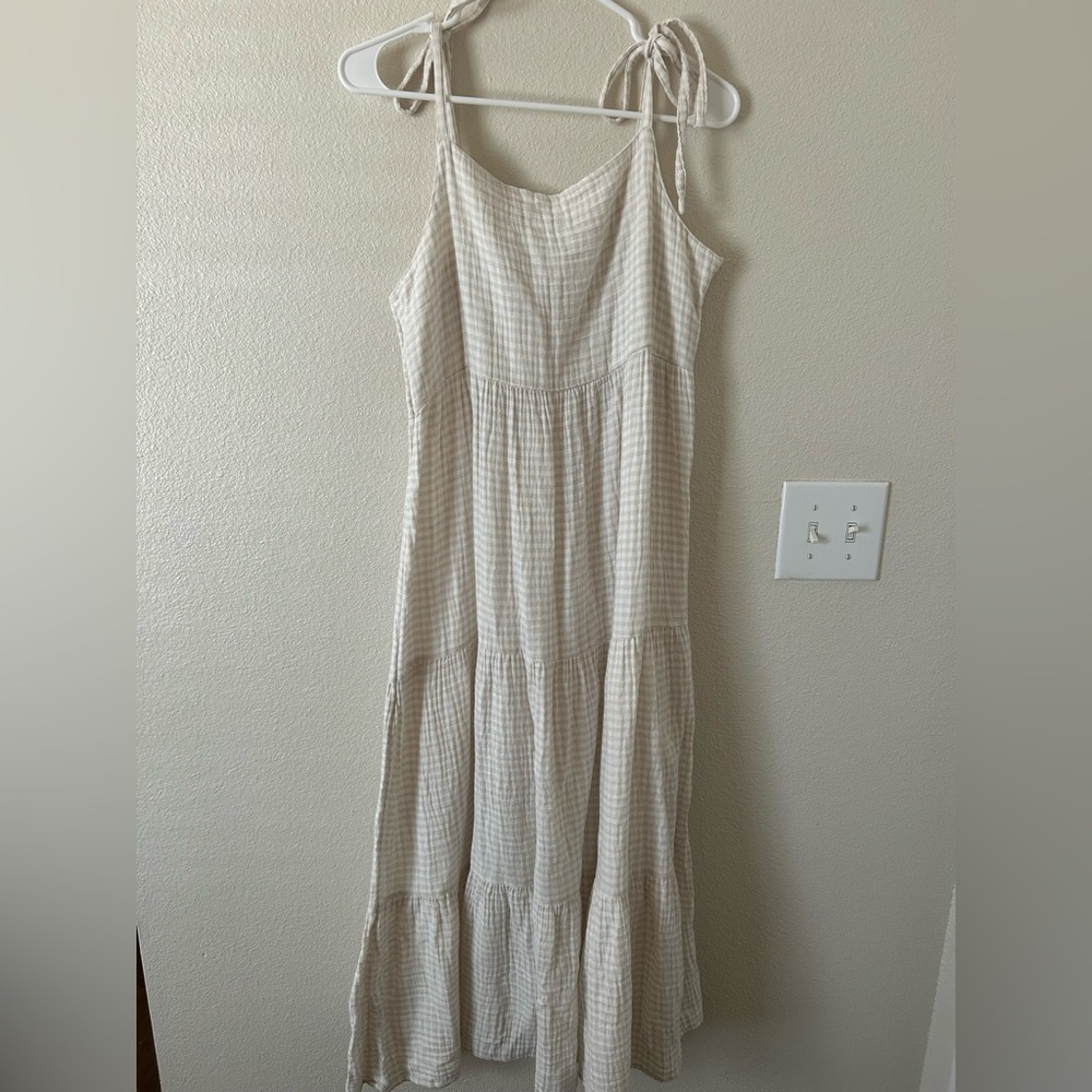 Modern Moments Gingham Mama Dress